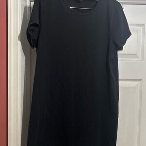 J. Crew Sleek Black Tee dress